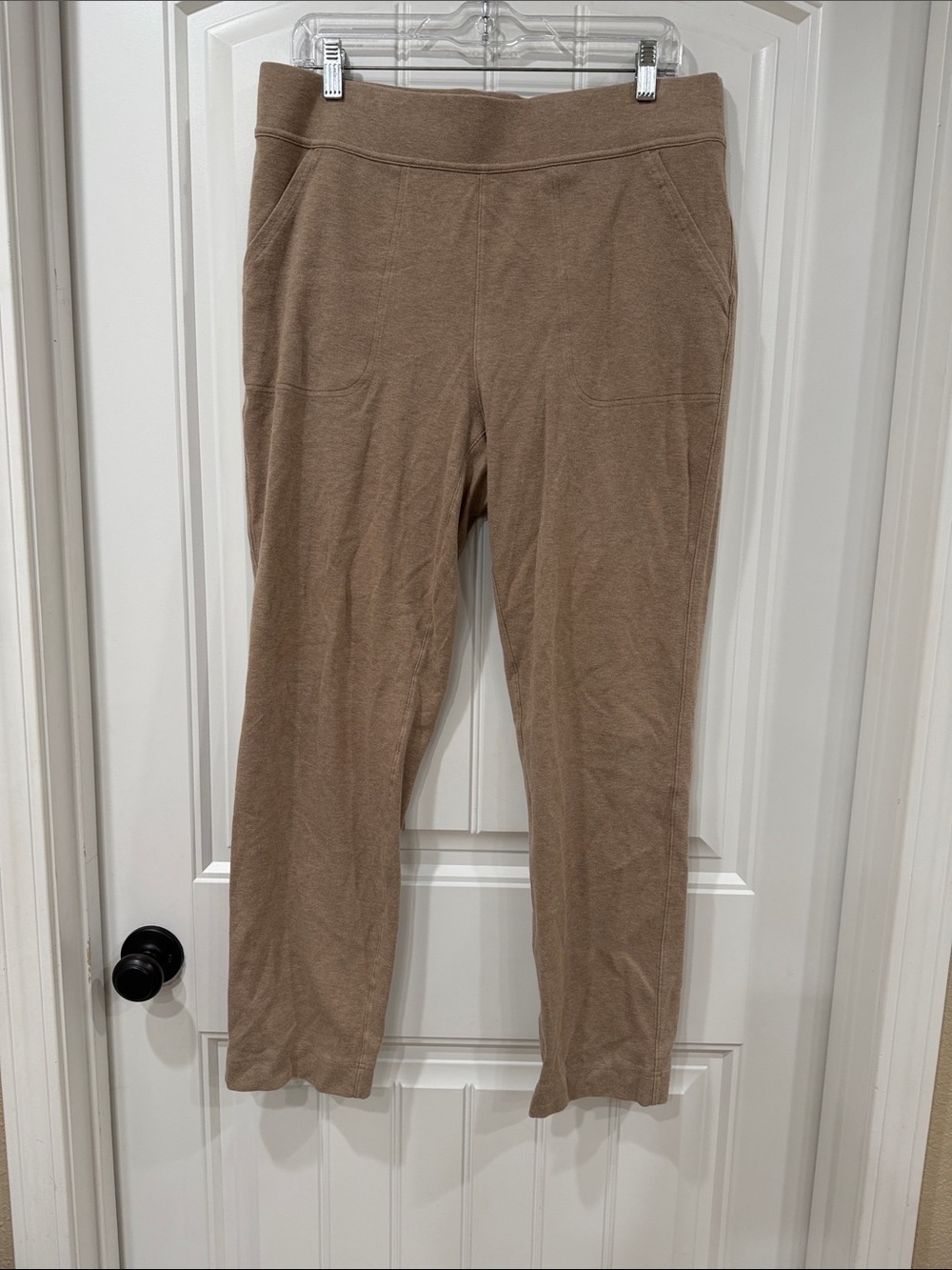 EUC Duluth Trading Co. Straight Leg Pants in Light Brown